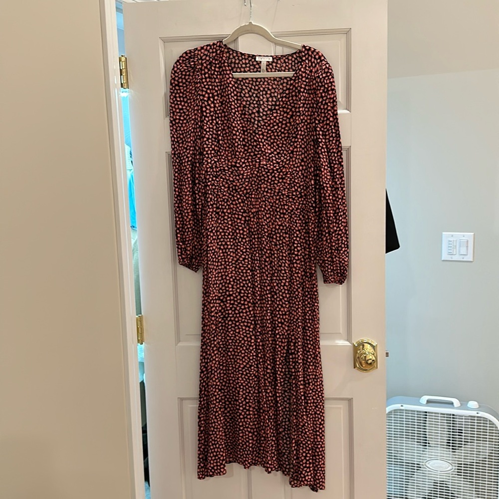 Leith long sleeve floral print dress. Purchased from Nordstrom